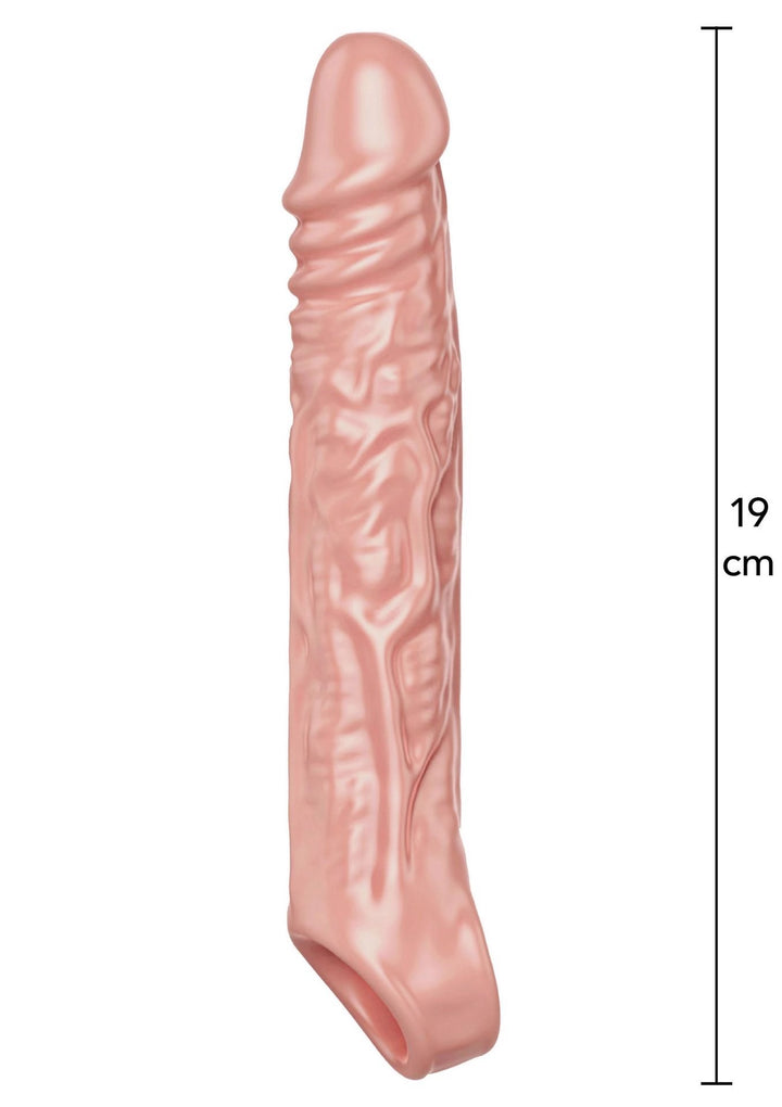 Nakładka erekcyjna ToyJoy 19 cm jasny odcień skóry - zdjęcie główne