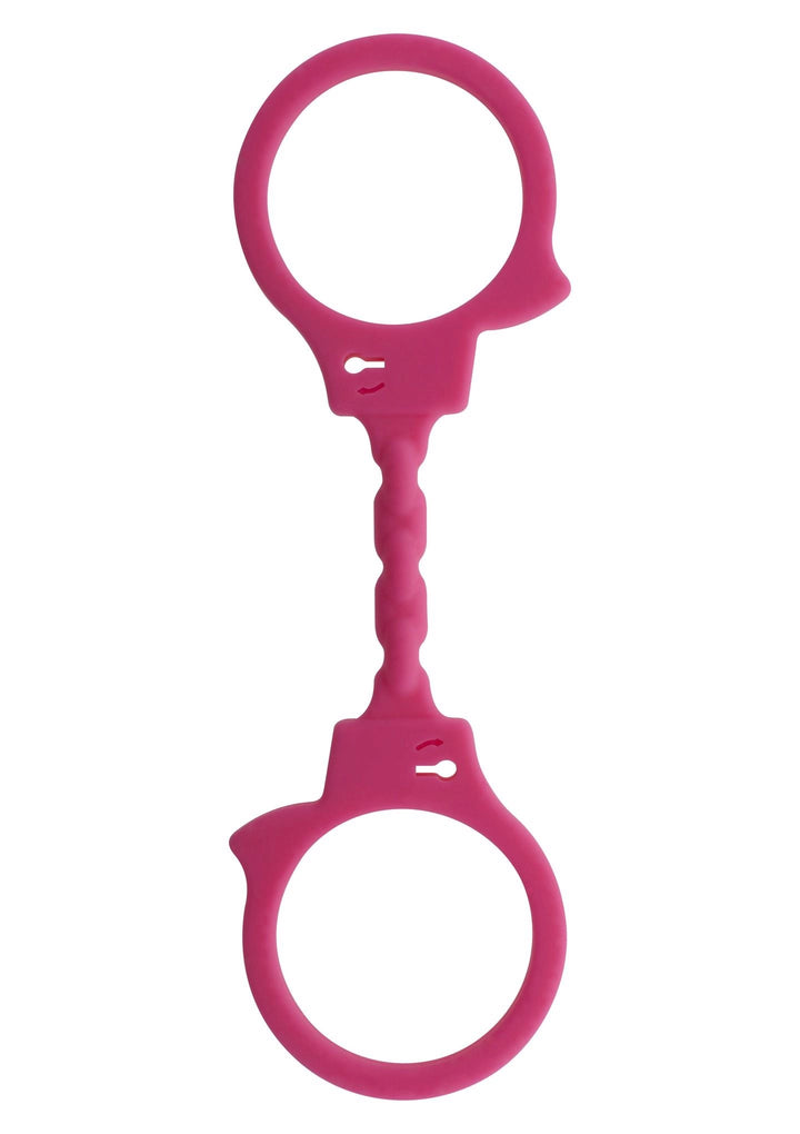 Kajdanki elastyczne ToyJoy różowy 25 cm - zdjęcie główne