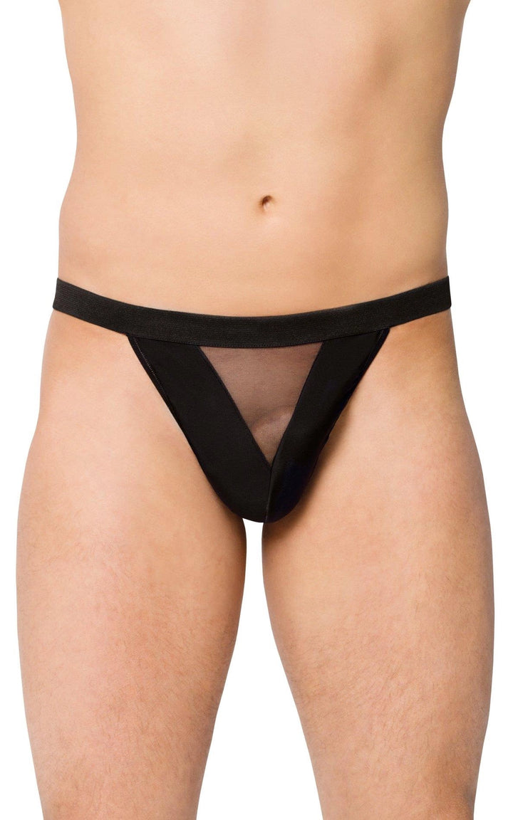 Stringi męskie 4426 SoftLine Collection czarny S L - zdjęcie główne