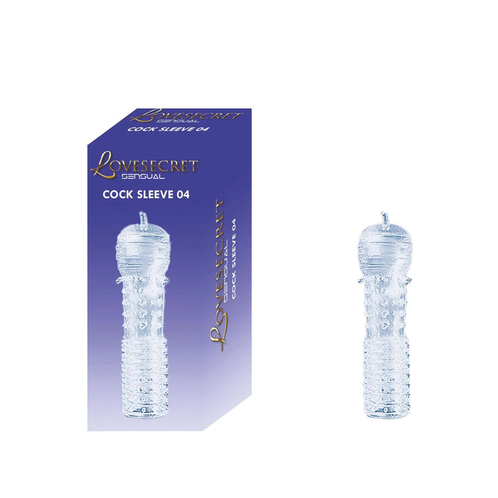 Rękaw na penisa Lovesecret przezroczysty 12,5 cm - zdjęcie główne