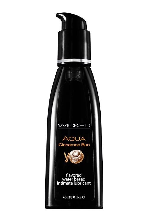 Lubrykant na bazie wody Wicked Aqua smak bułeczki cynamonowej 60 ml - zdjęcie główne