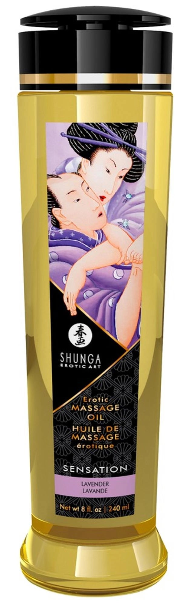 Olejek do masażu Sensation Lavender Shunga 240 ml - zdjęcie główne