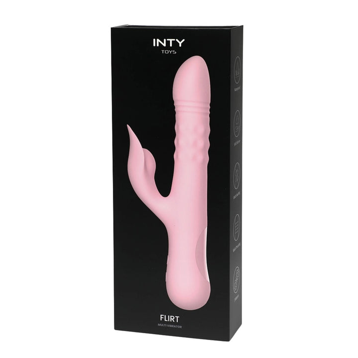 Wibrator króliczek INTY Toys Flirt 10 trybów USB różowy 24 cm - zdjęcie główne