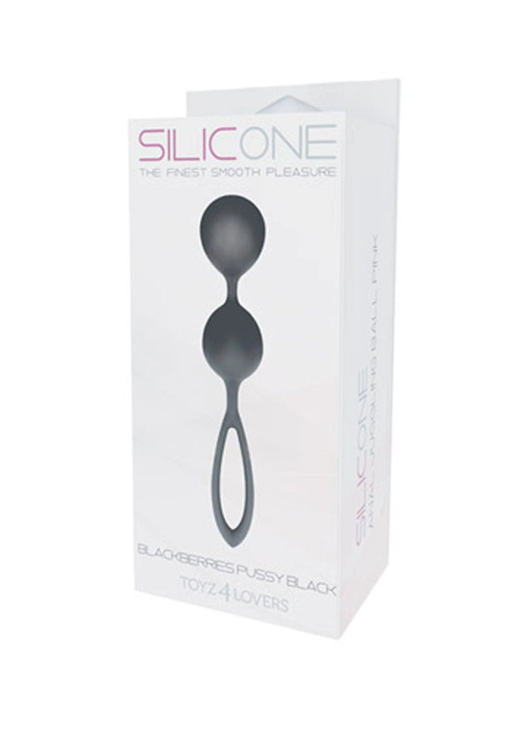 Kulki analne silikonowe Toyz4lovers 17 cm czarne - zdjęcie główne