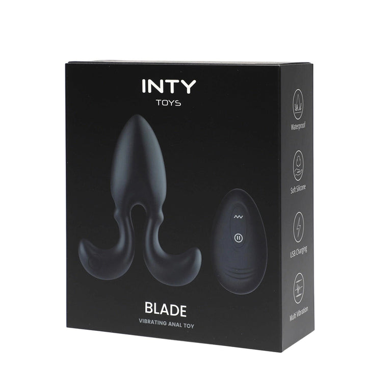 Wibrator analny Blade INTY Toys 10 trybów pilot USB - zdjęcie główne
