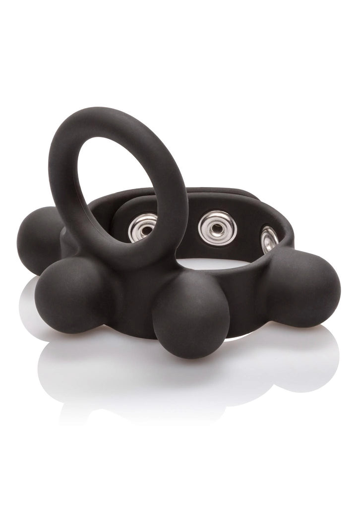 Pierścień erekcyjny C-Ring Ball Stretcher Medium Calexotics 21,5 cm czarny - zdjęcie główne