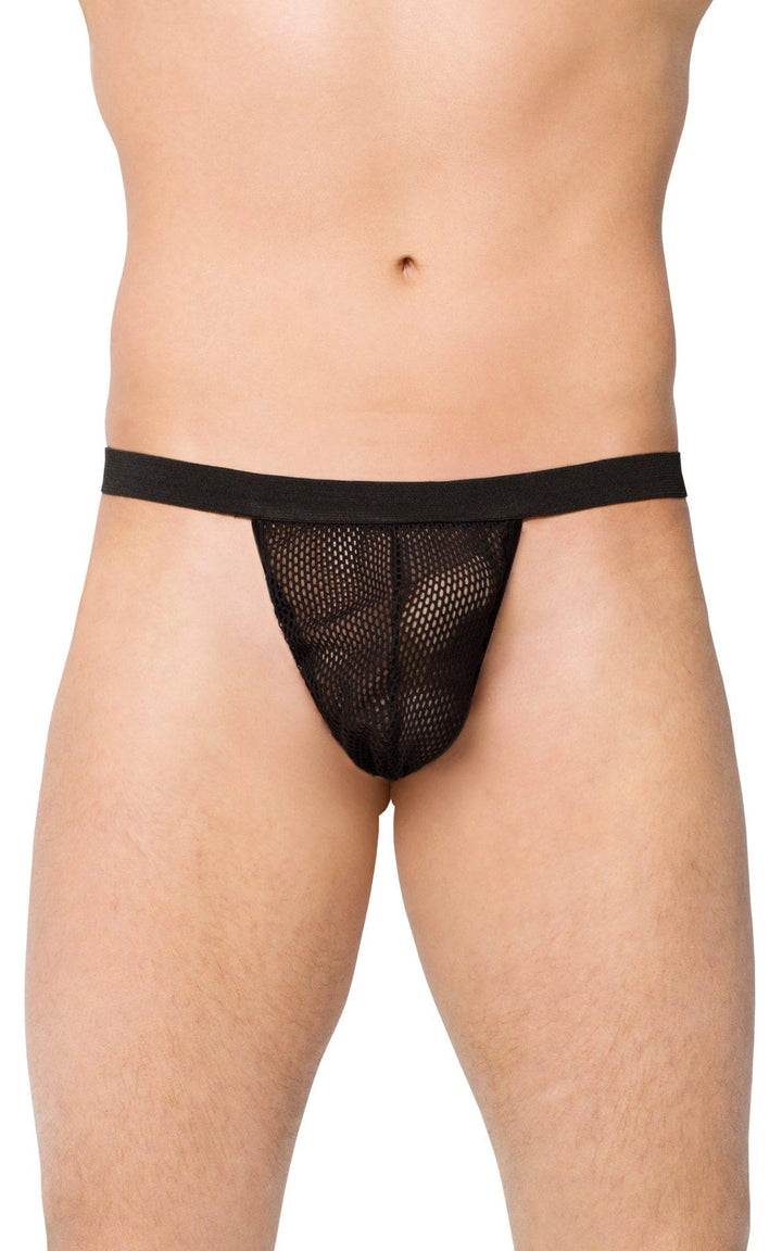 Stringi męskie SoftLine Collection czarny S L - zdjęcie główne