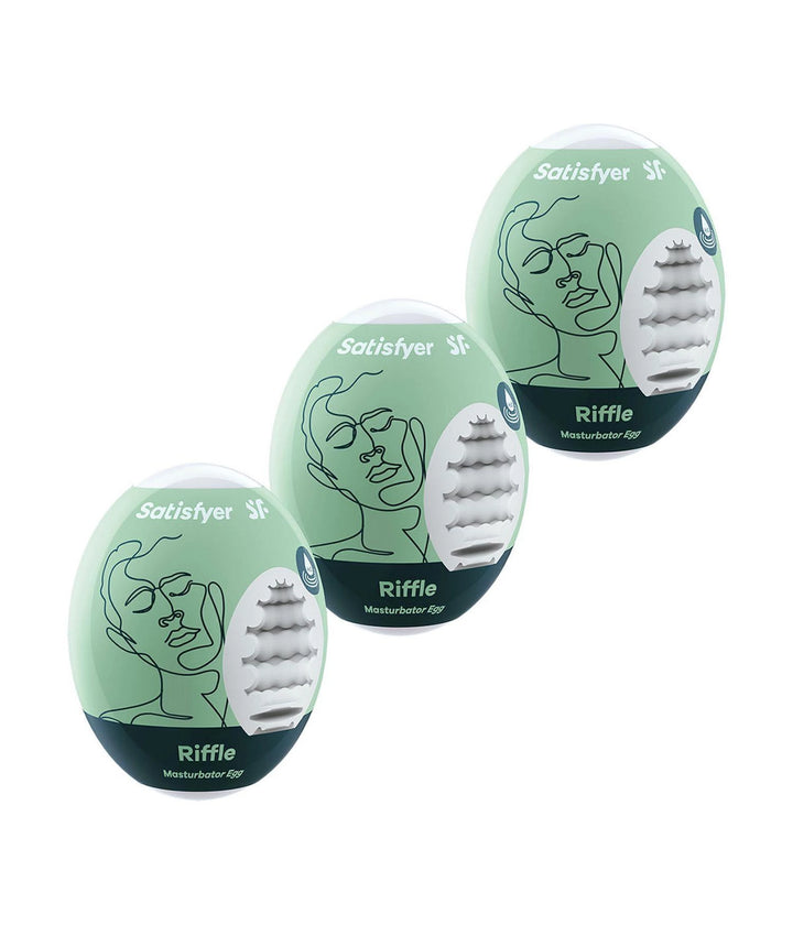 Masturbator jajko Satisfyer Riffle zestaw 3 szt. - zdjęcie główne