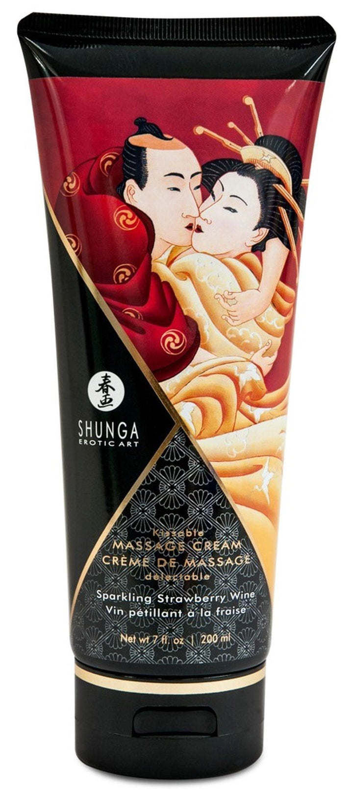 Krem do masażu Shunga Sparkling Strawberry Wine 200 ml - zdjęcie główne