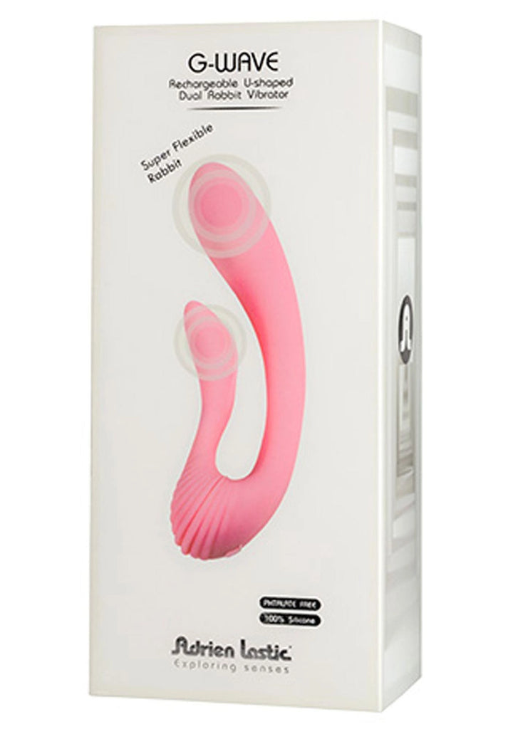 Stymulator wibrujący G-wave Adrien Lastic 10 trybów USB 18 cm - zdjęcie główne