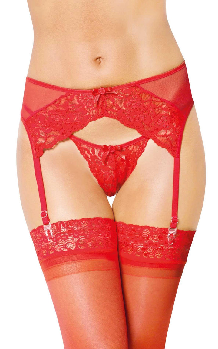 Komplet bielizny z pasem do pończoch SoftLine Collection - zdjęcie główne