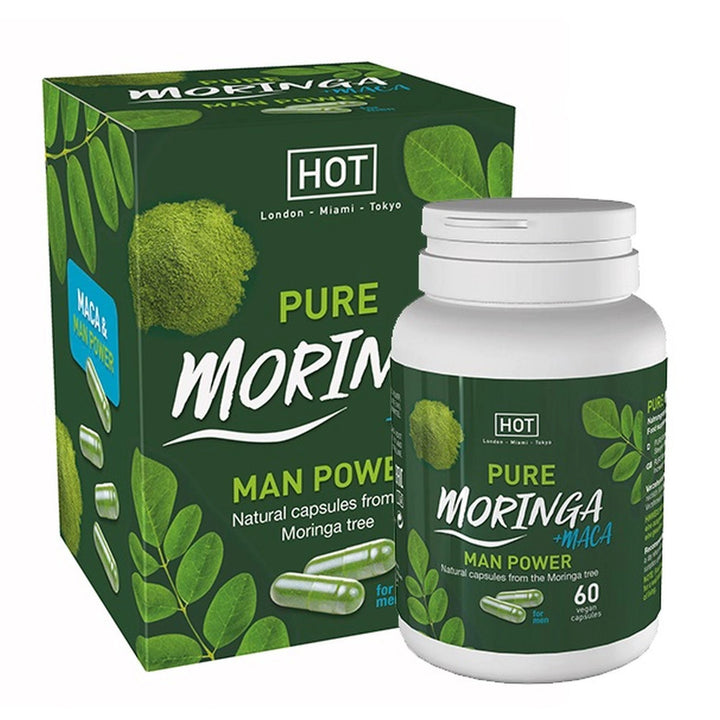 Suplement diety Moringa Man Power Hot 60 kaps. - zdjęcie główne