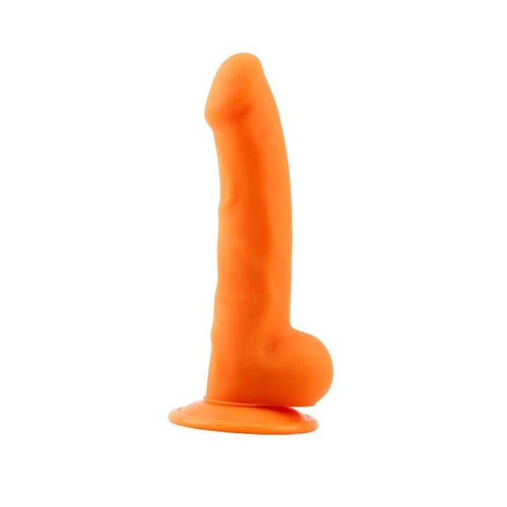 Dildo realistyczne Norman.P pomarańczowe 21,5 cm - zdjęcie główne