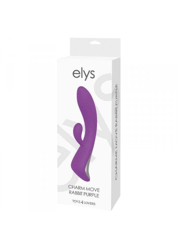 Wibrator króliczek Elys Charm Move Rabbit fioletowy 9 trybów USB - zdjęcie główne