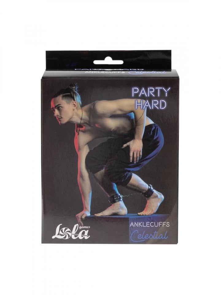 Kajdanki na kostki Party Hard Celestial 29 cm czarny - zdjęcie główne