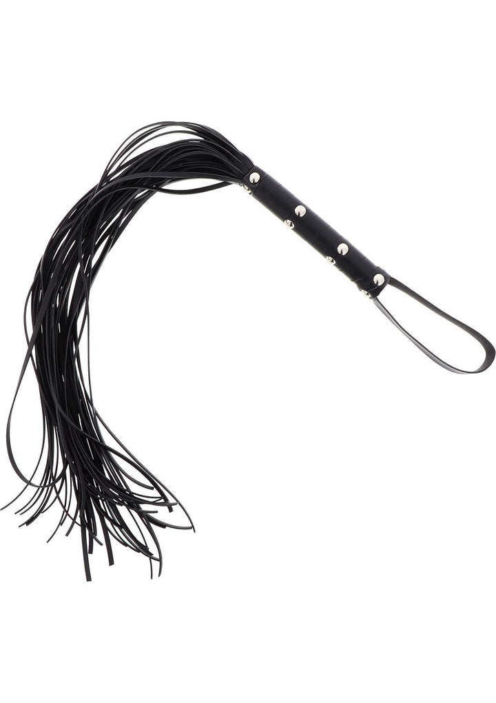 Pejcz z ćwiekami Hidden Desire 75 cm czarny - zdjęcie główne