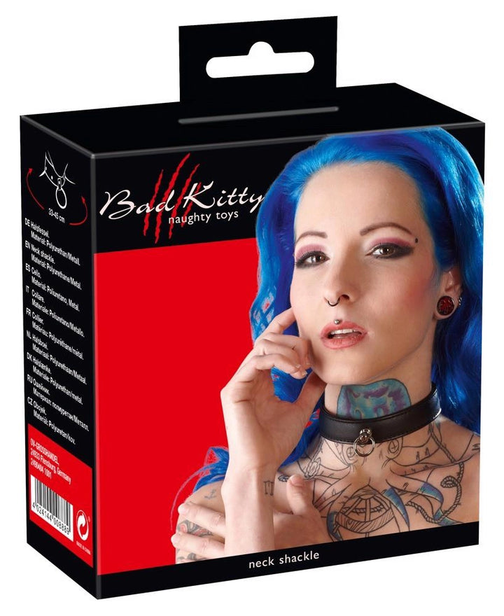 Obroża bondage Bad Kitty czarna - zdjęcie główne