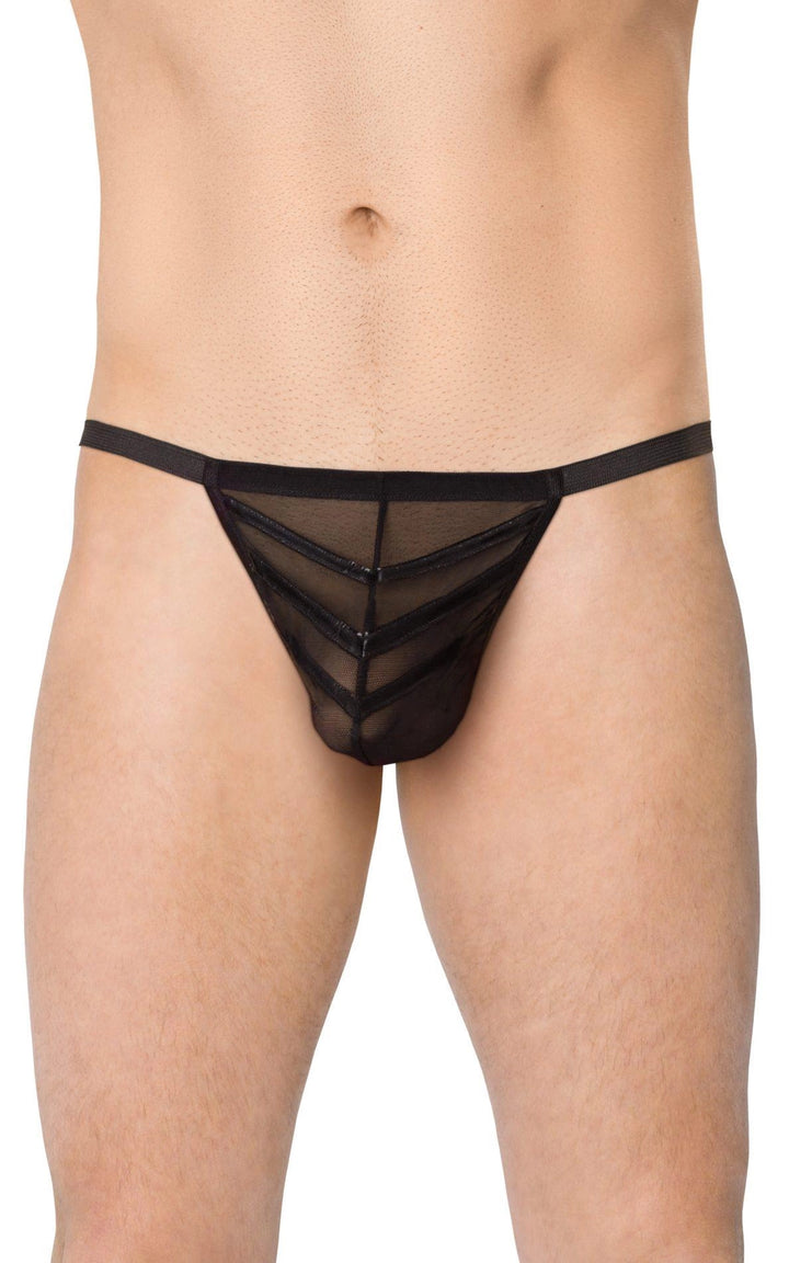 Stringi męskie SoftLine Collection czarne OneSize - zdjęcie główne