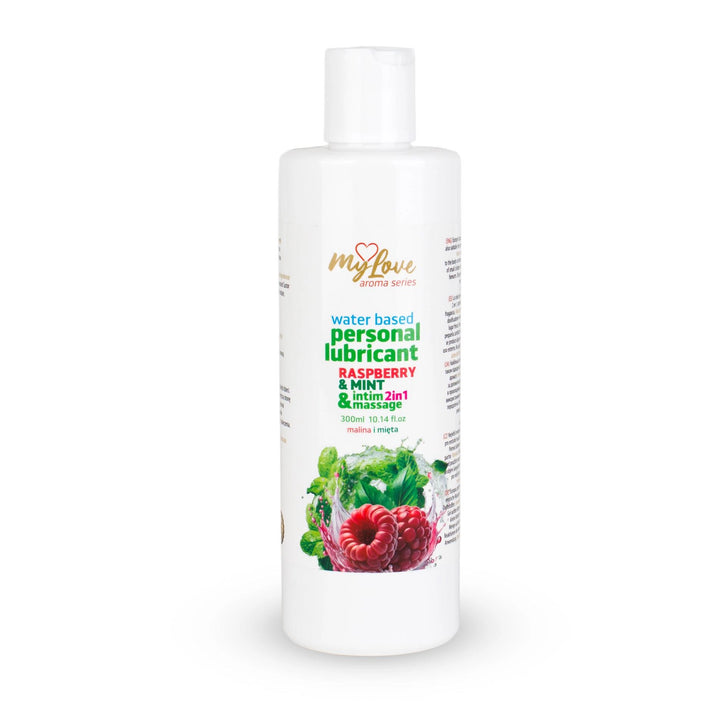 Lubrykant 2w1 MyLove Aroma Series Raspberry & Mint 300 ml - zdjęcie główne