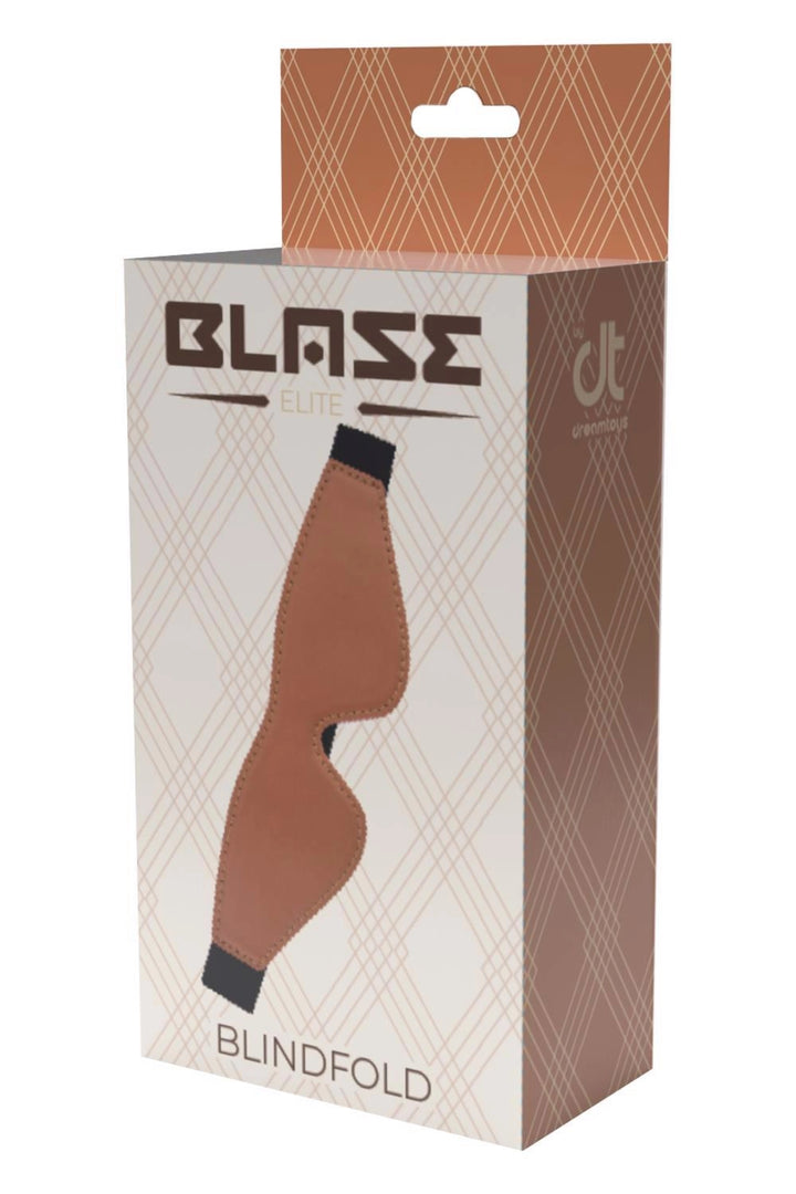 Maska na oczy Blaze Elite koniak - zdjęcie główne
