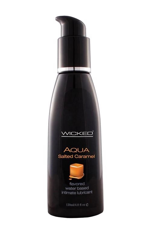 Lubrykant na bazie wody Wicked Aqua o smaku słonego karmelu 120 ml - zdjęcie główne