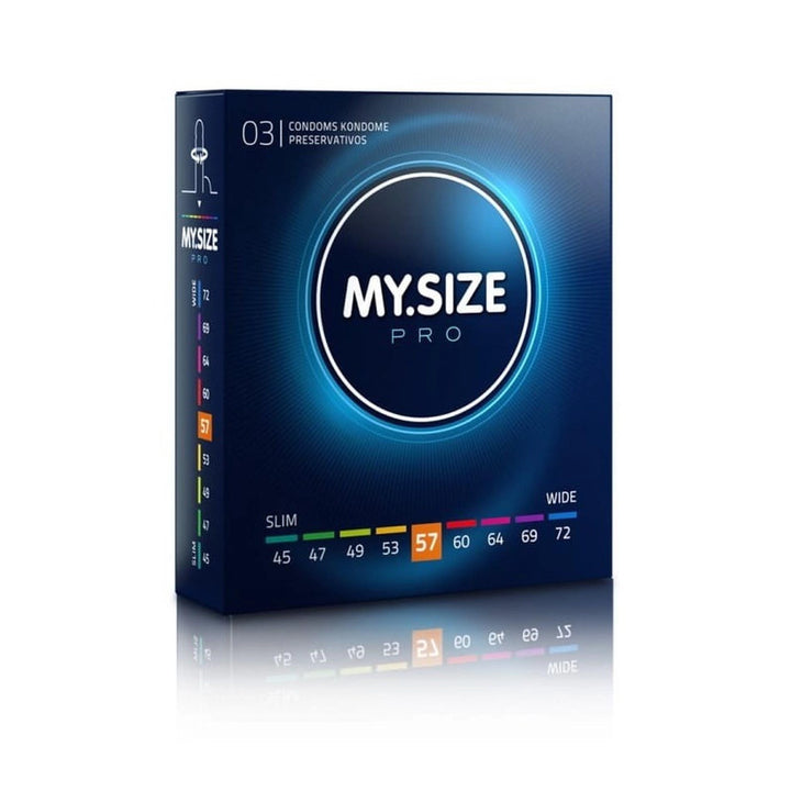 Prezerwatywy wegańskie MY.SIZE PRO 57 3 szt. - zdjęcie główne