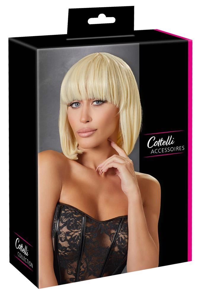 Peruka Bob Cottelli ACCESSOIRES blond 28 cm - zdjęcie główne