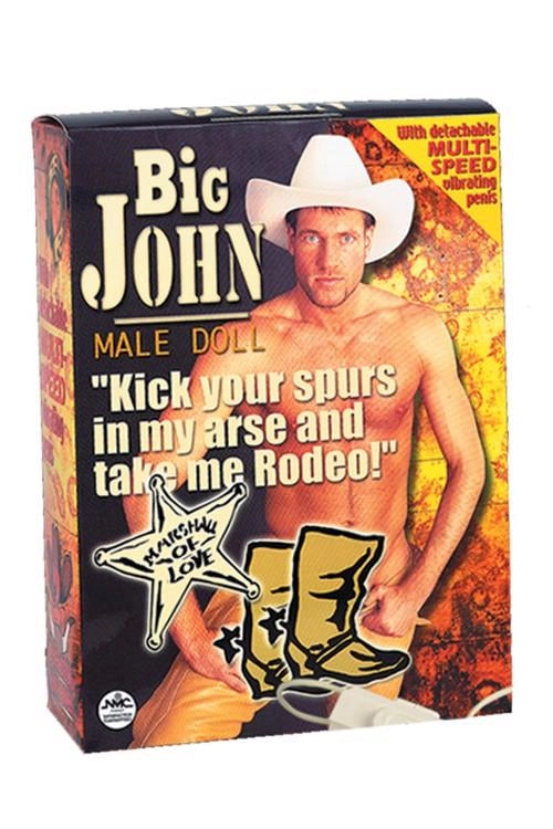 Lalka nadmuchiwana męska Big John NMC z wibrującym penisem - zdjęcie główne