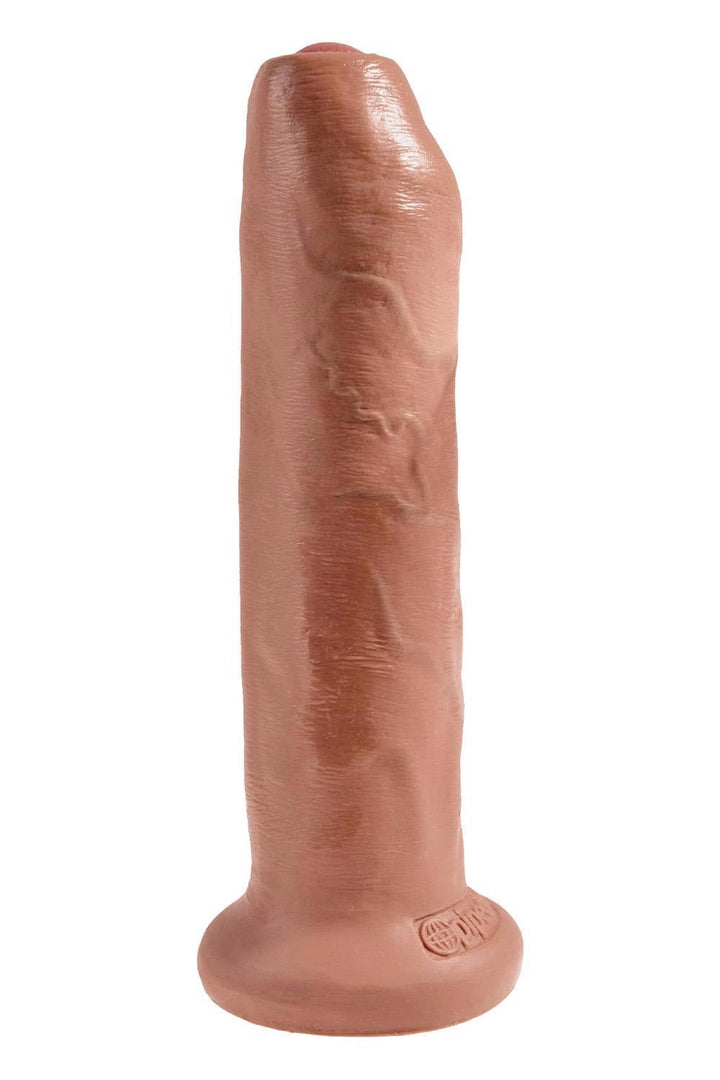 Dildo realistyczne King Cock nieobrzezane beżowe - zdjęcie główne