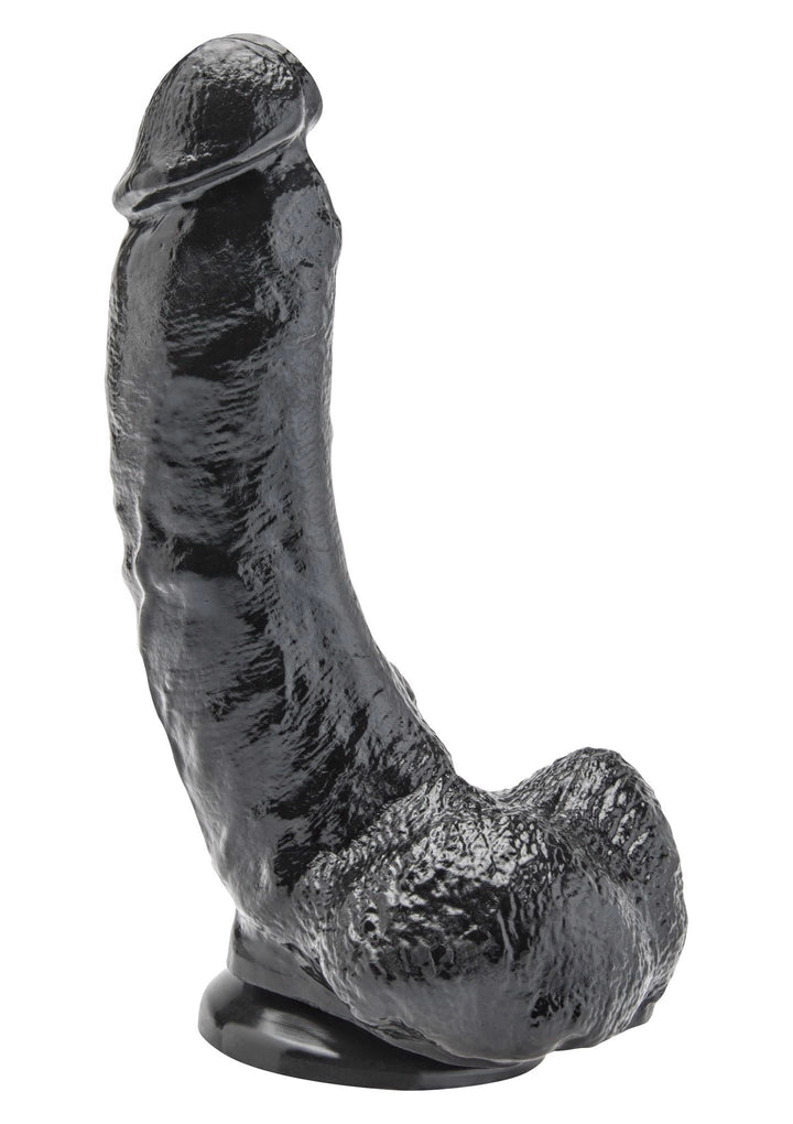 Dildo realistyczne ToyJoy z jądrami 20,5 cm czarne - zdjęcie główne
