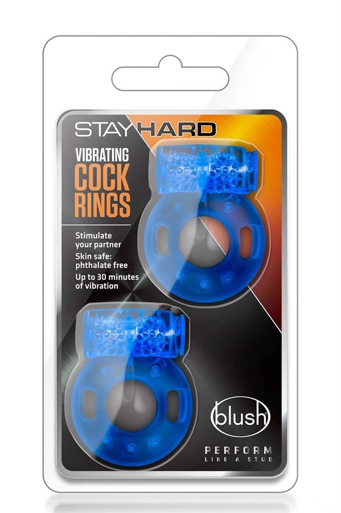 Pierścień wibracyjny Stay Hard Blush 2 szt. - zdjęcie główne