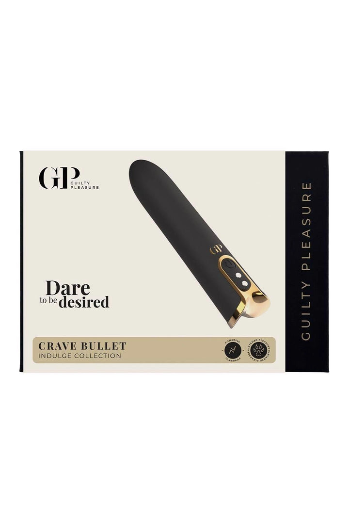 Wibrator bullet Crave Guilty Pleasure BDSM 10 trybów USB - zdjęcie główne