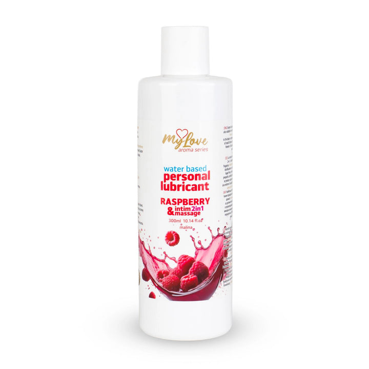 Lubrykant 2w1 malinowy MyLove Aroma Series 300 ml - zdjęcie główne