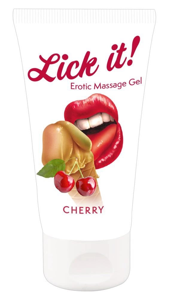 Żel do masażu Lick it! Wild Cherry 50 ml - zdjęcie główne