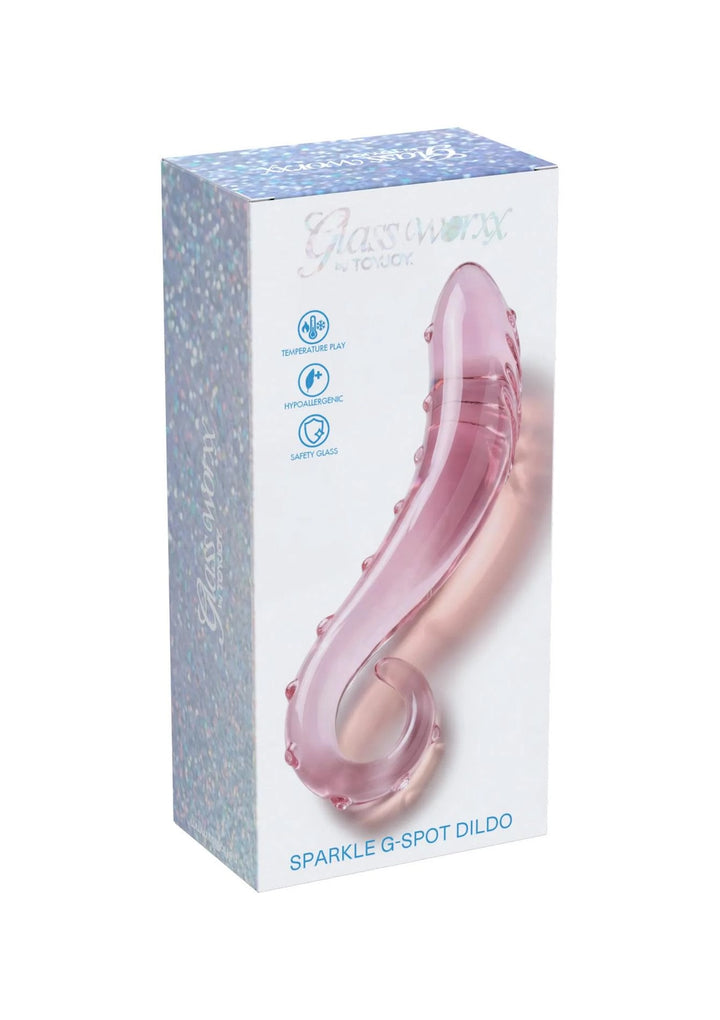 Dildo szklane punktu G ToyJoy 18 cm - zdjęcie główne