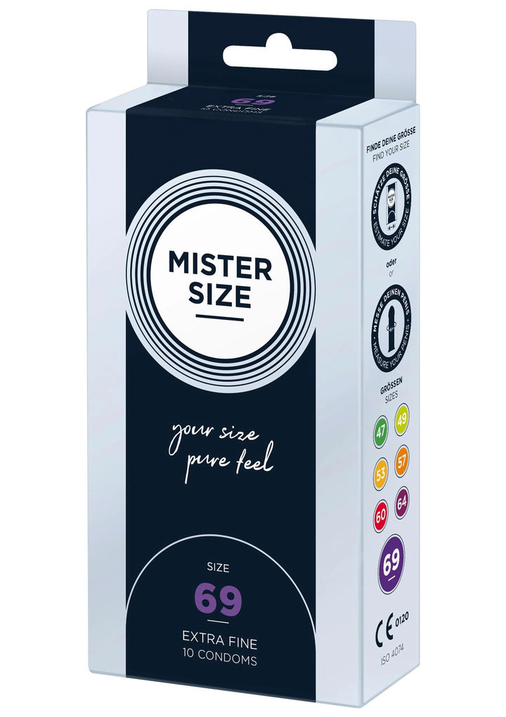 Prezerwatywy MISTER SIZE 69 mm 10 szt. naturalne - zdjęcie główne