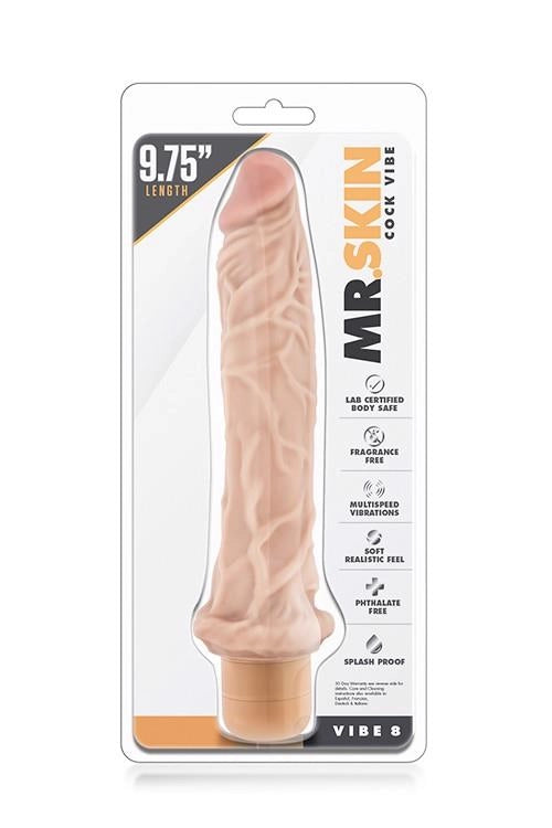 Wibrator realistyczny Dr. Skin Cock Vibe 8 Blush - zdjęcie główne