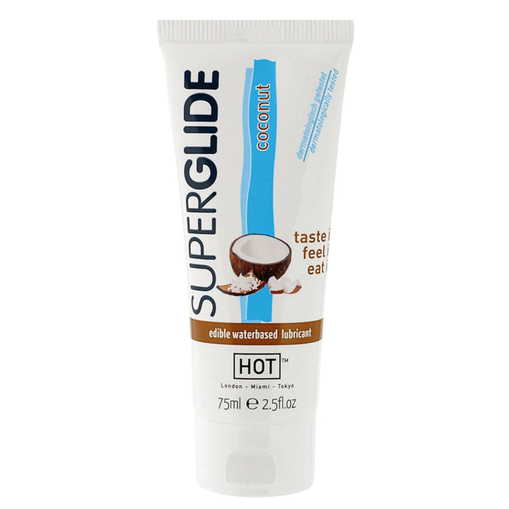 Lubrykant na bazie wody kokosowy Hot Superglide 75 ml - zdjęcie główne