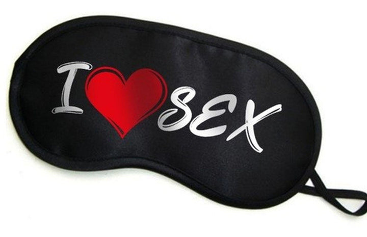 Opaska na oczy BDSM I LOVE SEX - zdjęcie główne