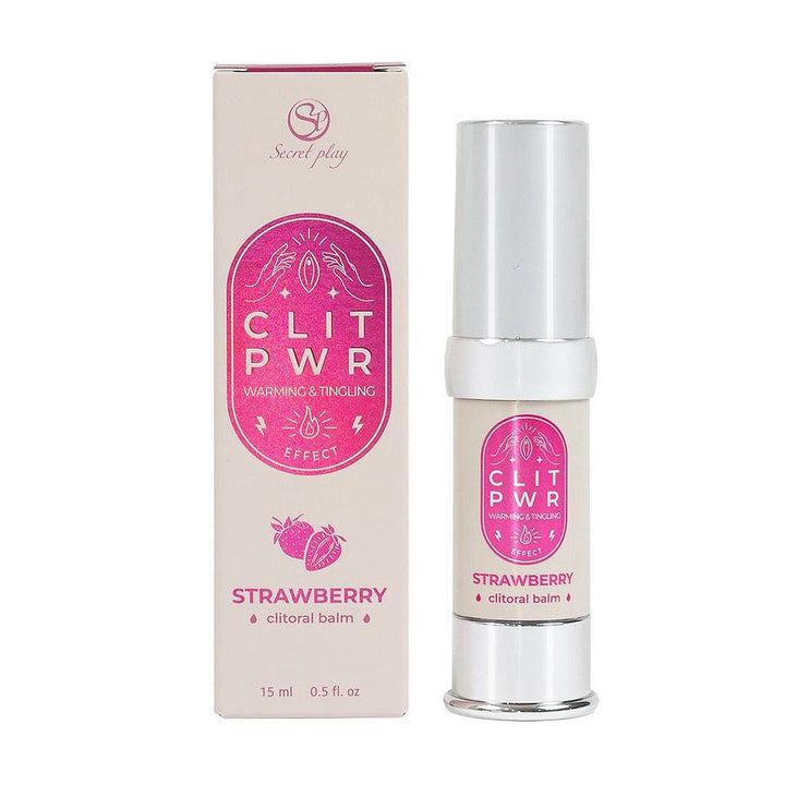 Balsam stymulujący łechtaczkę Secret Play truskawkowy 15 ml - zdjęcie główne