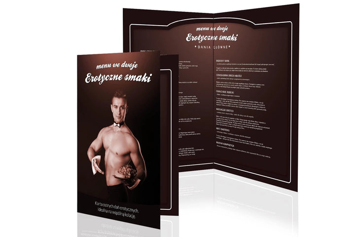 Karta menu erotycznego Grajmy razem A4 - zdjęcie główne