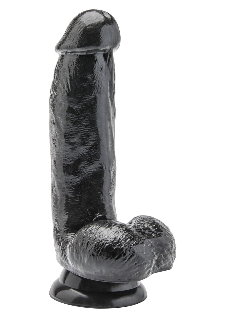 Dildo realistyczne ToyJoy z jądrami 15 cm czarny - zdjęcie główne