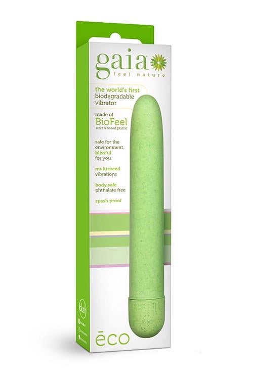 Wibrator mini Gaia Eco Vibe Blush zielony - zdjęcie główne