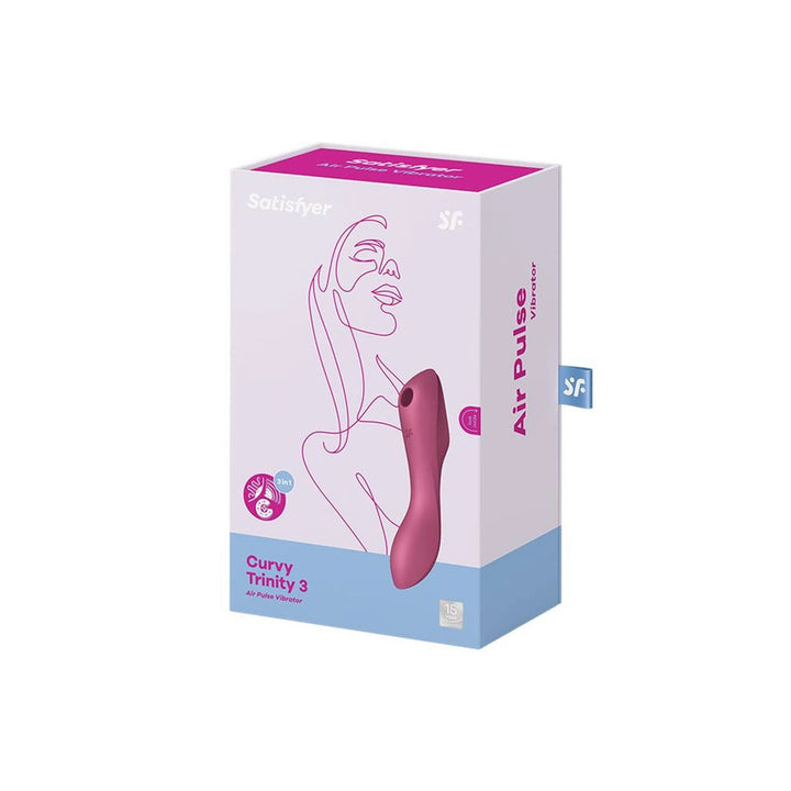 Stymulator Satisfyer Curvy Trinity 3 czerwony - zdjęcie główne