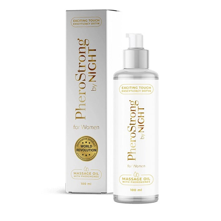 Olejek do masażu z feromonami PheroStrong By Night for Women 100 ml - zdjęcie główne