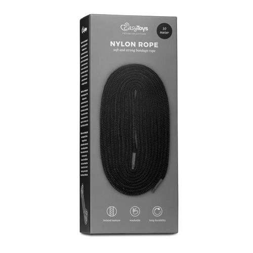 Lina bondage EasyToys 10 m czarna - zdjęcie główne