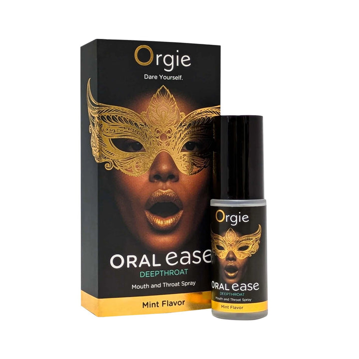 Spray redukujący odruch wymiotny Oral Ease Deepthroat Orgie miętowy - zdjęcie główne