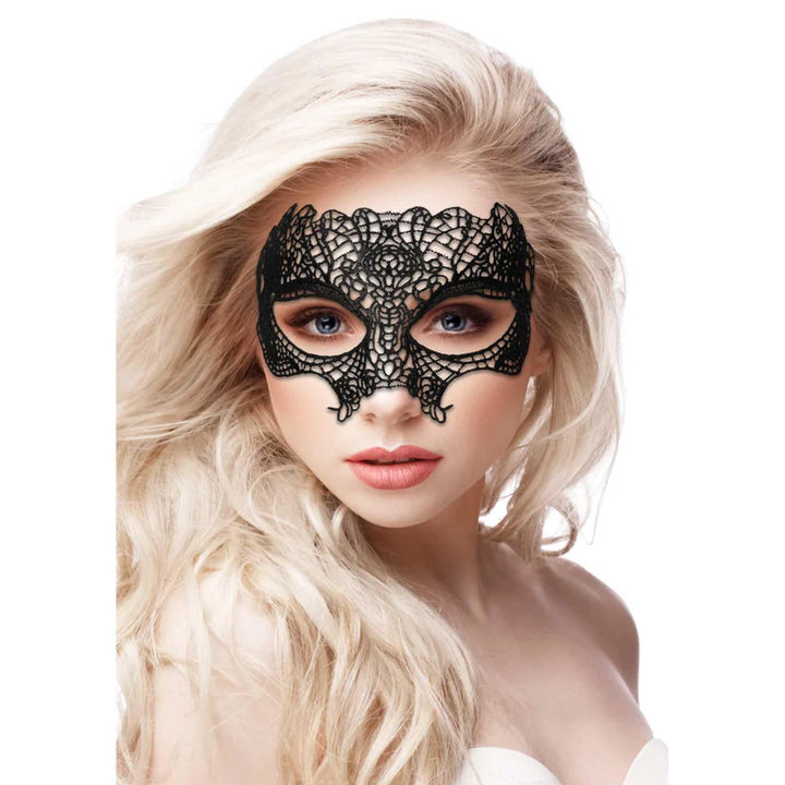 Maska Princess Black Lace Ouch! 23,5 cm - zdjęcie główne