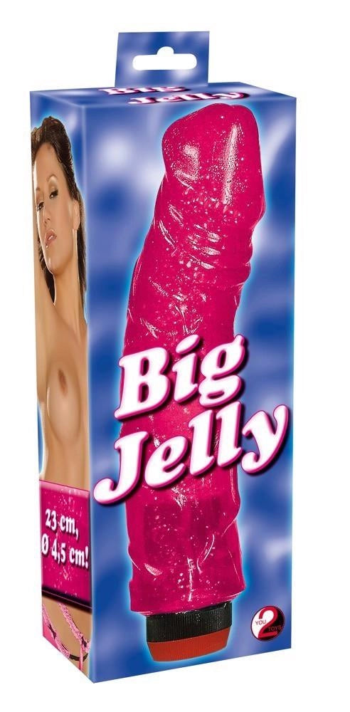 Wibrator realistyczny Big Jelly You2Toys 23 cm różowy - zdjęcie główne