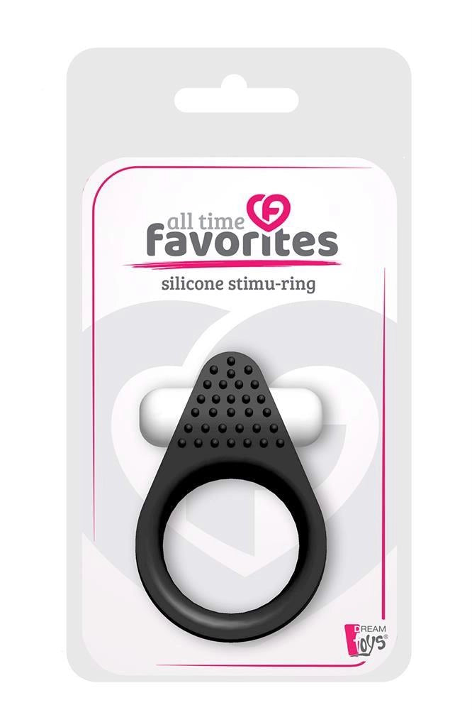 Pierścień wibracyjny Stimu-Ring Dream Toys czarny - zdjęcie główne
